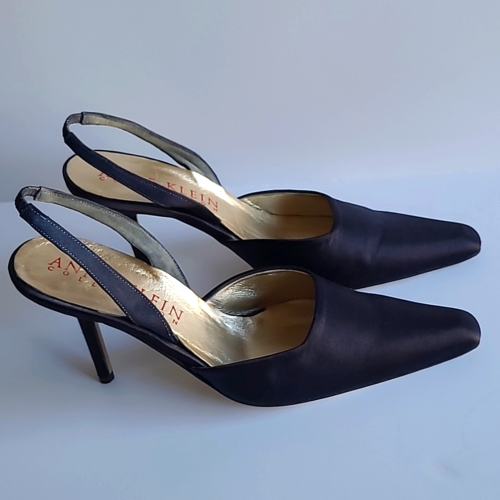 Anne Klein Collection Satin Slingbacks
